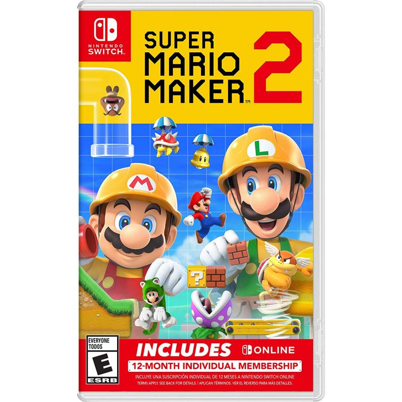 Super Mario Maker 2 + Nintendo Switch Online 12-Month Individual Membership