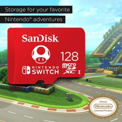 Sandisk microSD for Nintendo Switch 128GB