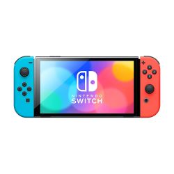 Nintendo Switch OLED - Neon Red and Neon Blue