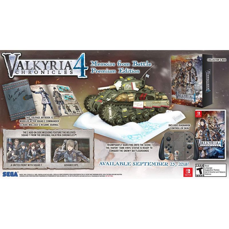 Valkyria Chronicles 4: Memoirs From Battle Edition - Nintendo Switch